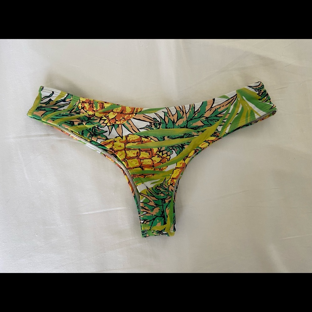 Midori pineapple cheeky bikini bottom size large